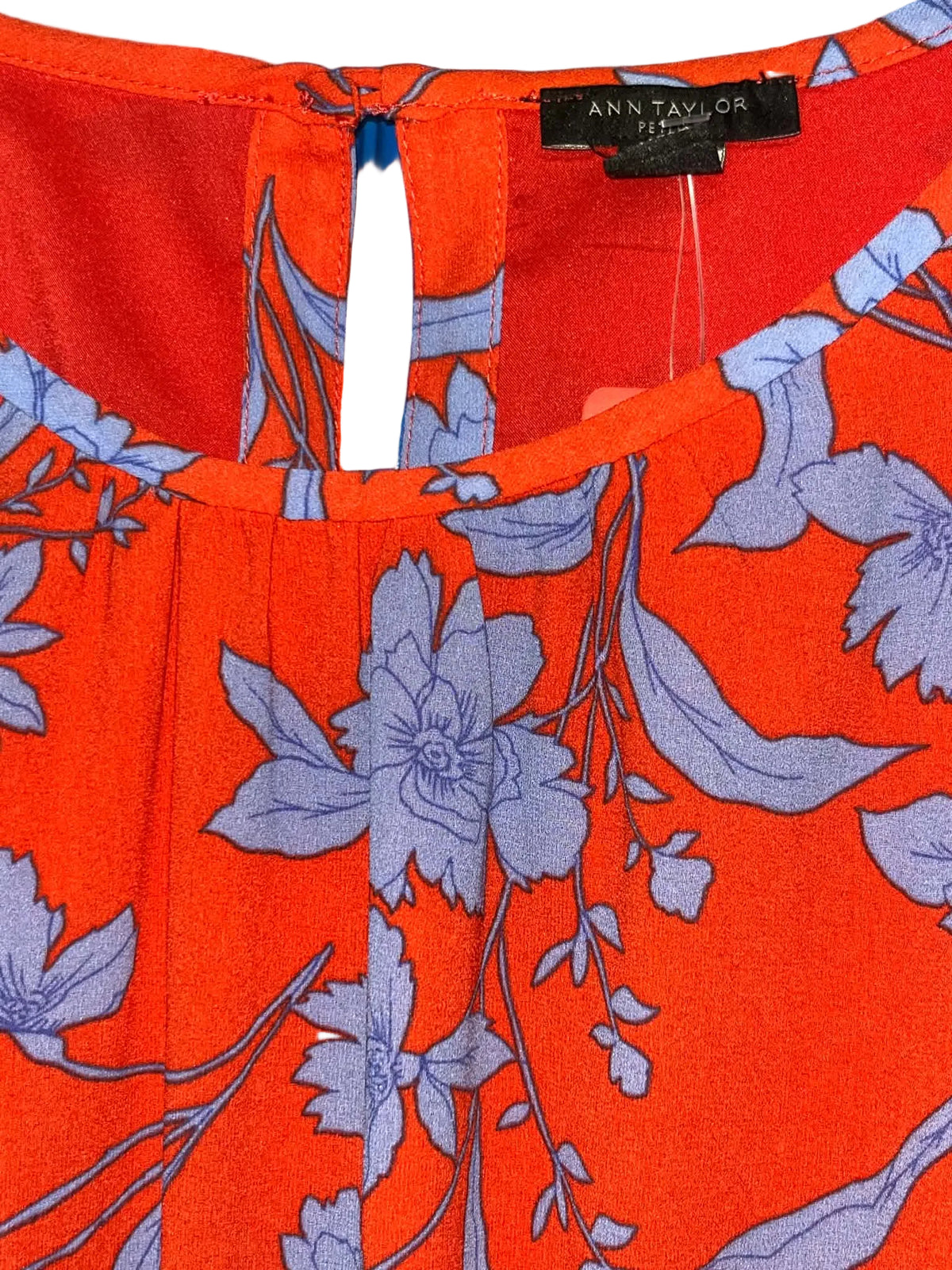 Ann Taylor Petite Floral Print Dress – Size Large Petite