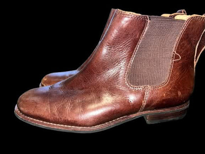 L.L.Bean Women’s Brown Leather Chelsea Ankle Boots – Size 8M