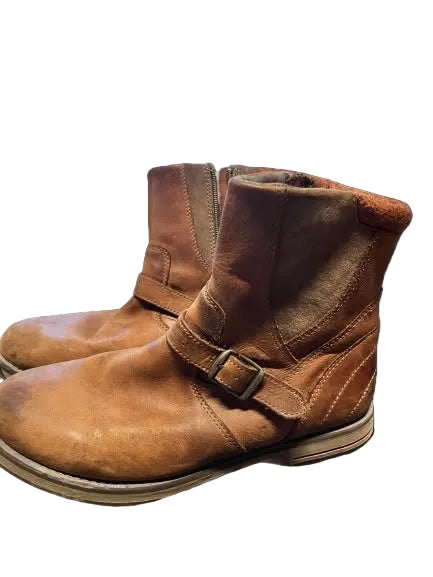 L.L.Bean Women’s Brown Leather Ankle Boots – Size 8M